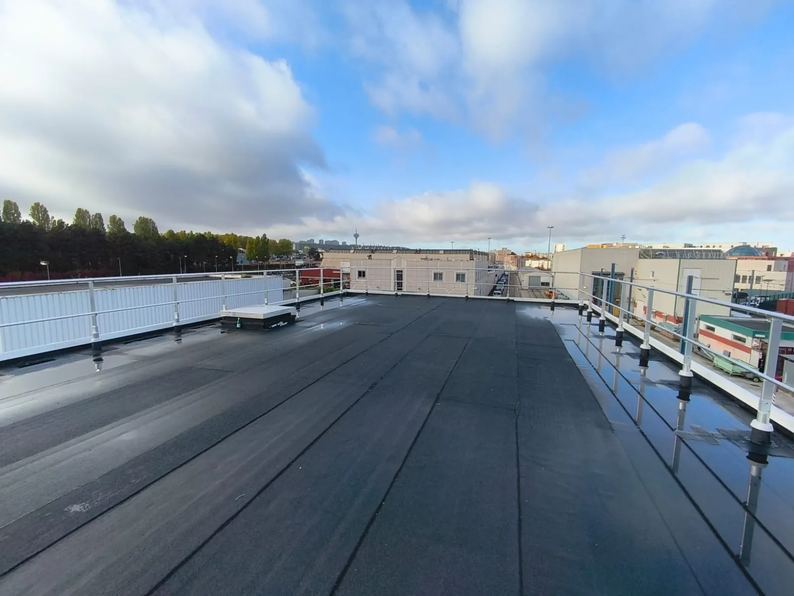 Garde-corps zone commerciale